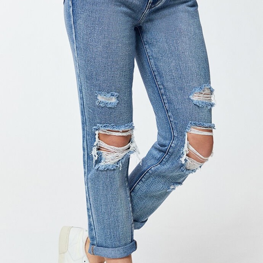 pacsun ripped mom jeans